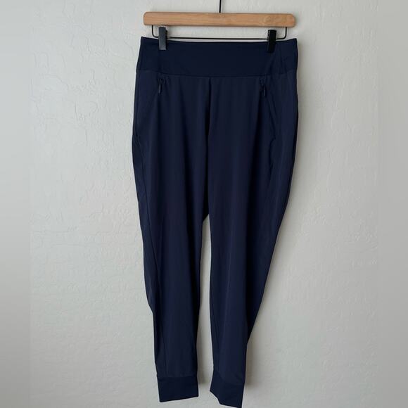 Athleta soho jogger pants navy blue 6 - Picture 6 of 11